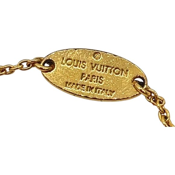 864274BC (S3) Louis Vuitton Bracelet Gold Metal w/Box - Picture 8 of 10